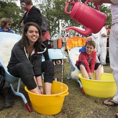 Kleines Fest - Swoolish Garage - Fußbad-Terrasse Kleines Fest - Swoolish Garage - Fußbad-Terrasse