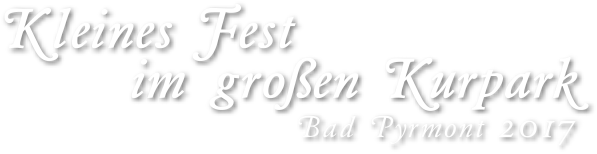 Logo Kleines Fest Bad Pyrmont 2017