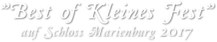 Logo Kleines Fest Marienburg 2017