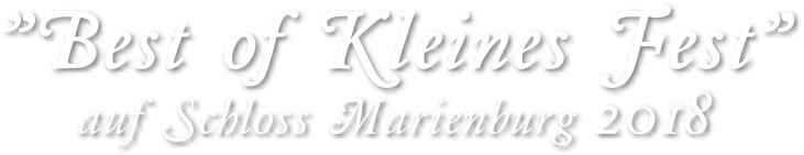 Logo Kleines Fest Marienburg 2018