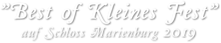 Logo Kleines Fest Marienburg 2019