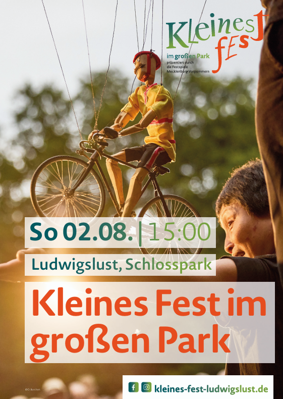 Spielplan Kleines Fest im großen Park Ludwigslust 2026 Sonntag