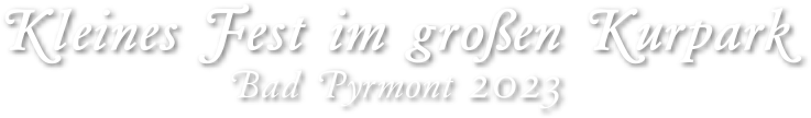 Logo Kleines Fest Bad Pyrmont 2023