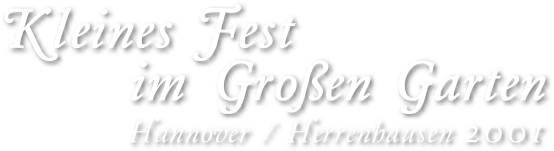 Logo Kleines Fest Herrenhausen 2001
