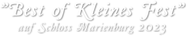 Logo Kleines Fest Marienburg 2023