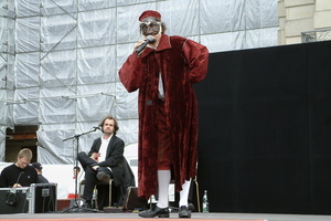 007   KF Begruessung Eisenbarths Wanderbuehne  20050812 Lu Den  120