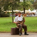 Frans Custers der kleine Clown beim Kleinen Fest im groÃŸen Kurpark Bad Pyrmont